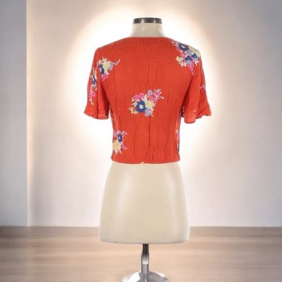 Mod Cloth Floral Crop Top | SIZE XS - Picture 2 of 8